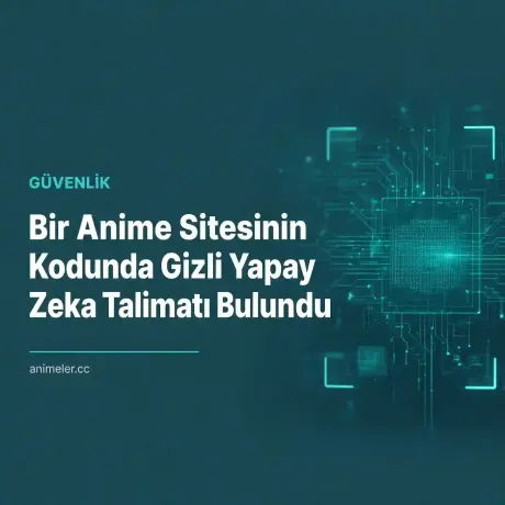 Bir anime sitesinin kodunda gizli yapay zeka talimatı bulundu
